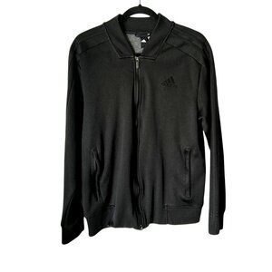 Adidas Mens Black Full-Zip Jacket Size L